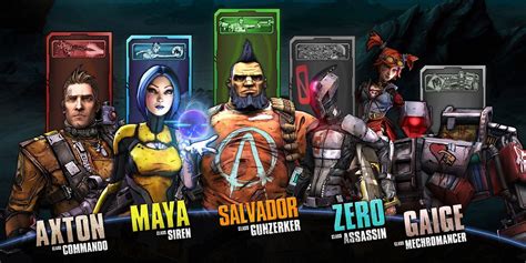 borderlands two characters|borderlands 2 all playable characters.